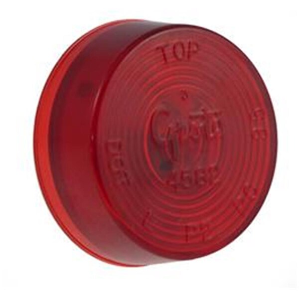 Grote 45822 Side Marker Light Universal Mount Without Grommet Red Lens G17-45822 - main